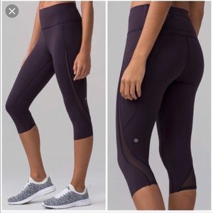 Lululemon pace perfect crop *17”